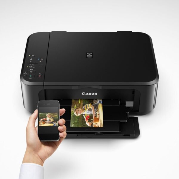 Canon Pixma MG3620 Wireless All-in-One Color Inkjet Printer with Mobile and Tablet Printing, Black - Image 2