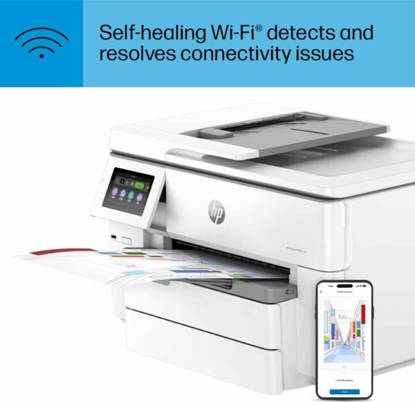 HP OfficeJet Pro 9730e Wide-Format Wireless All-in-One Color Inkjet Printer, Print, scan, Copy up to 11x17', ADF, Duplex Printing Best-for-Office, 3 Month Instant Ink Trial Included (537P6A) - Image 10