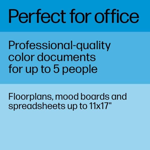 HP OfficeJet Pro 9730e Wide-Format Wireless All-in-One Color Inkjet Printer, Print, scan, Copy up to 11x17', ADF, Duplex Printing Best-for-Office, 3 Month Instant Ink Trial Included (537P6A) - Image 6
